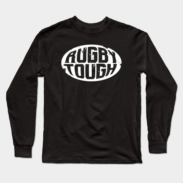 Rugby Tough Ball Design Long Sleeve T-Shirt by atomguy